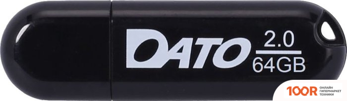 USB Flash Dato DS2001 64G (ЧЕРНЫЙ) (6445)