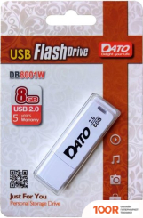 USB Flash Dato DB8001W 8GB (БЕЛЫЙ) (6443)