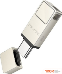 USB Flash Borofone BUD6 16GB (СЕРЕБРИСТЫЙ) (6420)