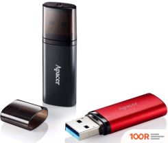 USB Flash Apacer AH25B 128GB (ЧЕРНЫЙ) (6396)