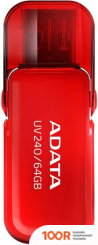 USB Flash ADATA UV240 64GB (КРАСНЫЙ) (6357)