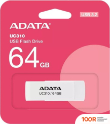 USB Flash ADATA UC310-64G-RWH 64GB (БЕЛЫЙ) (6331)