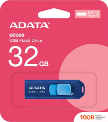 USB Flash ADATA UC300 32GB (СИНИЙ/ГОЛУБОЙ) (6320)