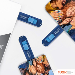 USB Flash ADATA UC300 256GB (СИНИЙ/ГОЛУБОЙ) (6318)