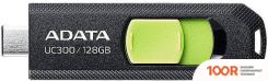 USB Flash ADATA UC300 128GB (ЧЕРНЫЙ/ЗЕЛЕНЫЙ) (6317)