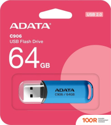 USB Flash ADATA C906 64GB (СИНИЙ) (6312)