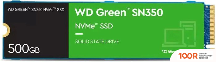 SSD WD GREEN SN350 500GB WDS500G2G0C (6250)