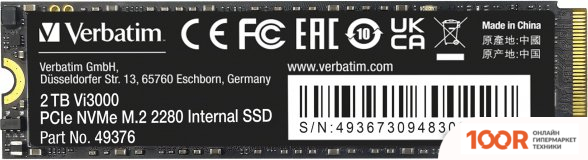 SSD Verbatim VI3000 2TB 49376 (6171)
