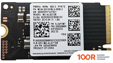 SSD Samsung PM991A 512GB MZALQ512HBLU-00BL2 (5777)