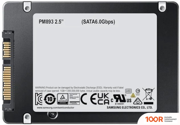 SSD Samsung PM893 7.68TB MZ7L37T6HBLA-00A07 (5750)