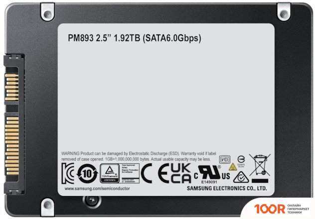 SSD Samsung PM893 1.92TB MZ7L31T9HBLT-00A07 (5746)