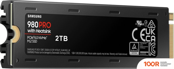 SSD Samsung 980 PRO С РАДИАТОРОМ 2TB MZ-V8P2T0CW (5713)