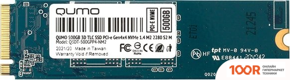 SSD QUMO NOVATION 3D TLC 500GB Q3DT-500GPP4-NM2 (5673)