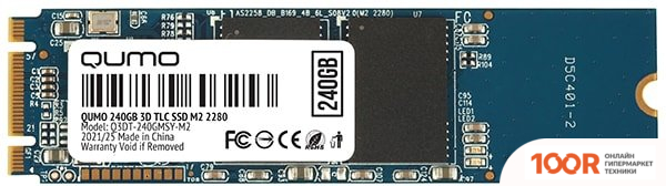SSD QUMO NOVATION 3D TLC 240GB Q3DT-240GMSY-M2 (5659)