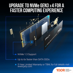 SSD PNY CS1030 500GB M280CS1030-500-RB (5614)