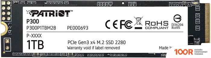 SSD Patriot P300 1TB P300P1TBM28 (5510)