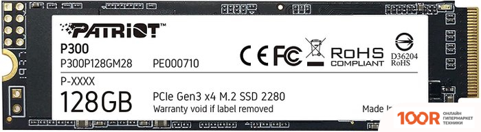 SSD Patriot P300 128GB P300P128GM28 (5509)