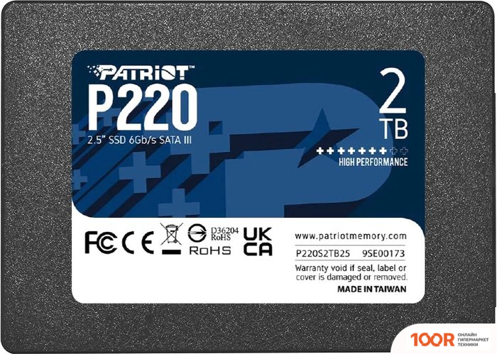 SSD Patriot P220 2TB P220S2TB25 (5507)