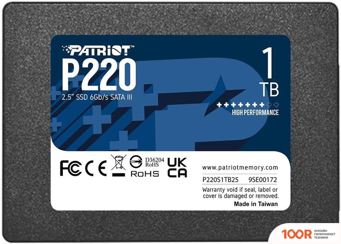 SSD Patriot P220 1TB P220S1TB25 (5505)
