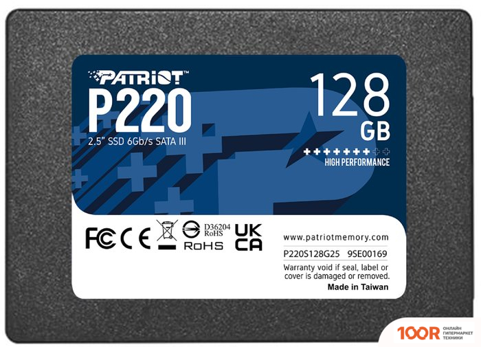 SSD Patriot P220 128GB P220S128G25 (5504)