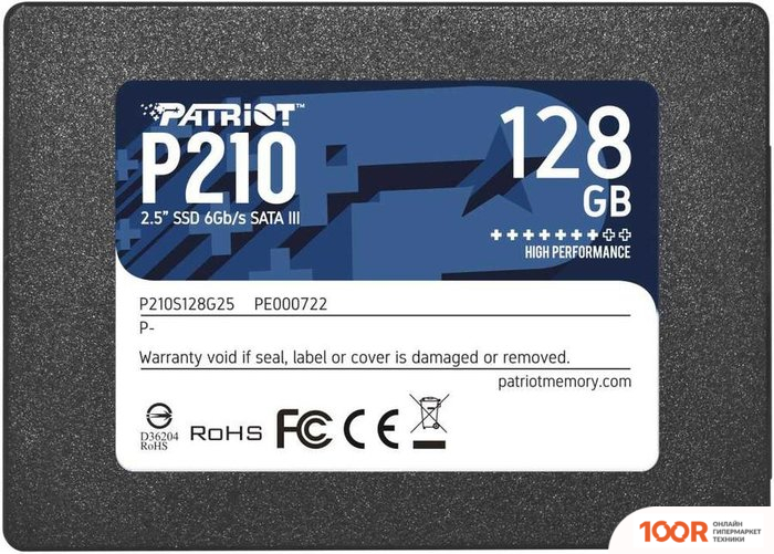 SSD Patriot P210 128GB P210S128G25 (5499)