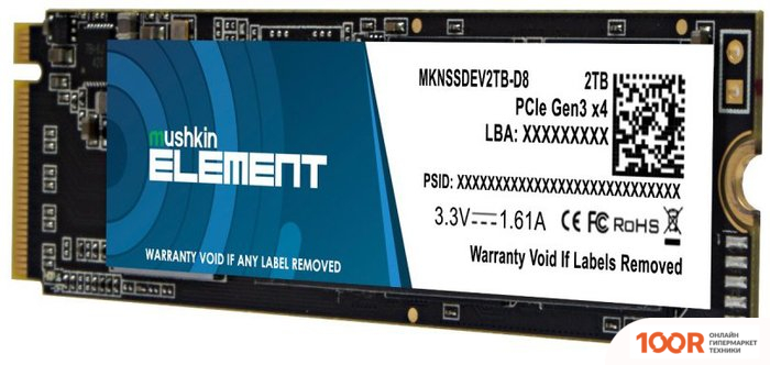 SSD Mushkin ELEMENT 2TB MKNSSDEV2TB-D8 (5379)
