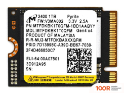 SSD Micron 2400 M.2 2230 1TB MTFDKBK1T0QFM (5237)
