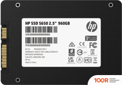 SSD HP S650 960GB 345N0AA (4916)