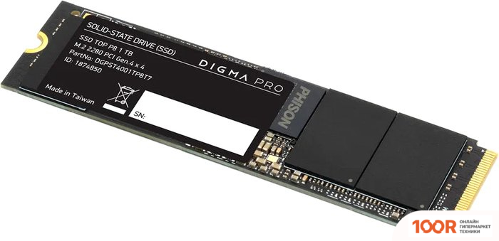 SSD Digma PRO TOP P8 1TB DGPST4001TP8T7 (4617)