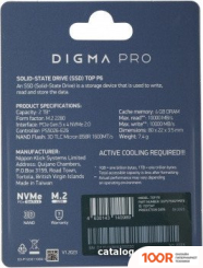 SSD Digma PRO TOP P6 2TB DGPST5002TP6T6 (4615)