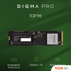 SSD Digma PRO TOP P6 2TB DGPST5002TP6T4 (4614)