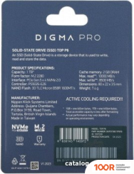 SSD Digma PRO TOP P6 1TB DGPST5001TP6T6 (4613)