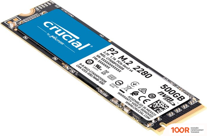 SSD Crucial P2 500GB CT500P2SSD8 (4466)