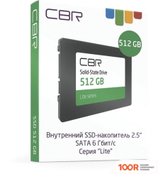 SSD CBR LITE 512GB SSD-512GB-2.5-LT22 (4374)