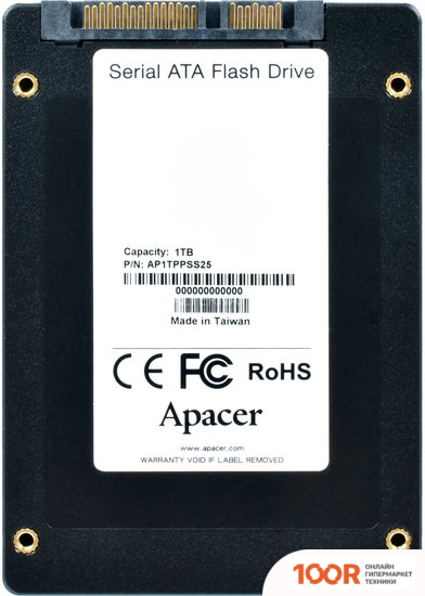 SSD Apacer PPSS25 1TB AP1TPPSS25-R (4323)