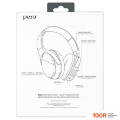 Наушники Pero BH01 (КРАСНЫЙ) (369363)