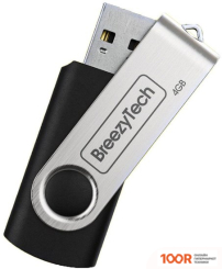 USB Flash BreezyTech U006 4GB (ЧЕРНЫЙ) (329657)