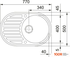 Кухонная мойка Franke RONDA ROG 611-77 114.0676.329 (КОФЕ) (132710)