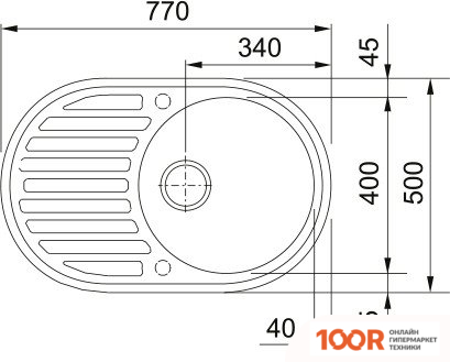Кухонная мойка Franke RONDA ROG 611-77 114.0676.329 (КОФЕ) (132710)