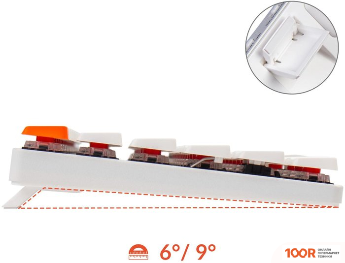 Клавиатура Keychron K3 V2 K3-K3-RU (GATERON LOW PROFILE BROWN) (71896)