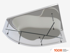Ванна 1Марка AURA 150X105 L (С КАРКАСОМ И ЭКРАНОМ) (18148)