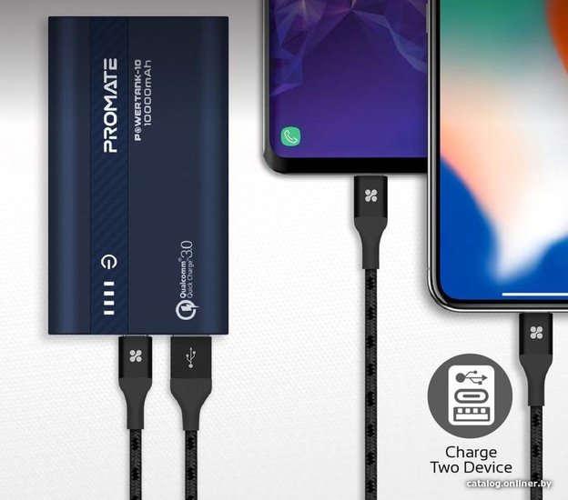 Внешний аккумулятор Promate POWERTANK-10 10000MAH (СИНИЙ) (374015)