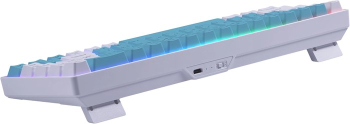 Клавиатура Defender DERON GK-098 (ГОЛУБОЙ/БЕЛЫЙ) (71435)