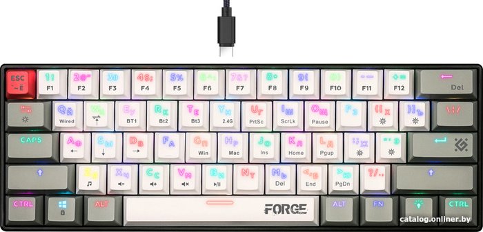 Клавиатура Defender FORGE GK-345 (OUTEMU BROWN) (71443)