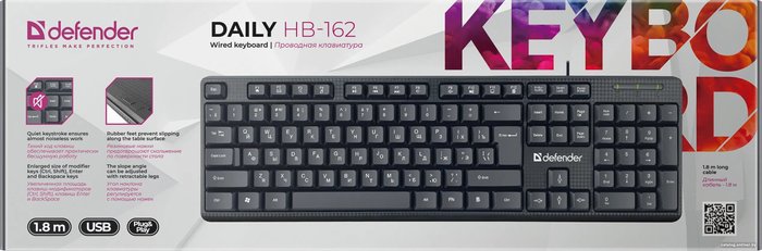 Клавиатура Defender DAILY HB-162 (71427)