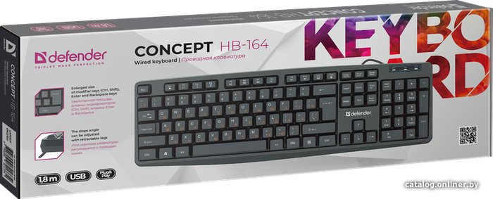 Клавиатура Defender CONCEPT HB-164 (71425)