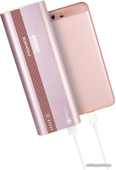 Внешний аккумулятор Promate POWERTANK-20 20000MAH (РОЗОВЫЙ) (374017)