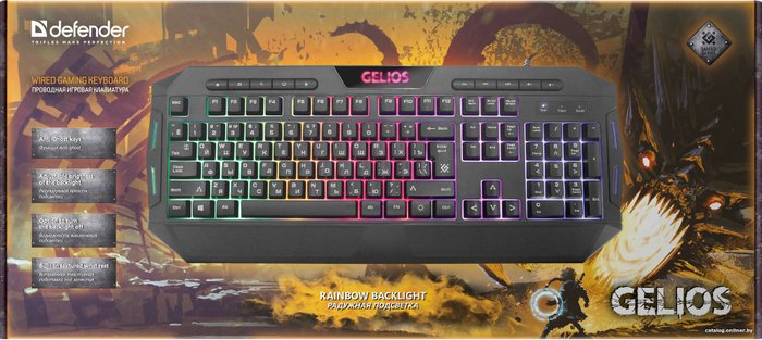 Клавиатура Defender GELIOS GK-174DL RU (71445)