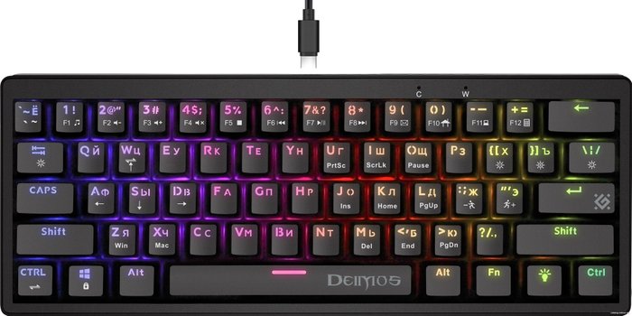 Клавиатура Defender DEIMOS GK-303 (ЧЕРНЫЙ) (71433)