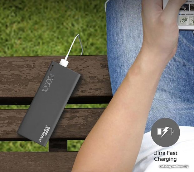 Внешний аккумулятор Promate ENERGI-10C 10000MAH (ЧЕРНЫЙ) (374009)